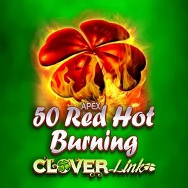 50 Red Hot Burning Clover Links slot visual from Novomatic available on rodeo-slots.com
