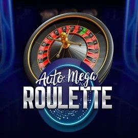 Auto Mega Roulette online game logo by Pragmatic Play on rodeo-slots.com