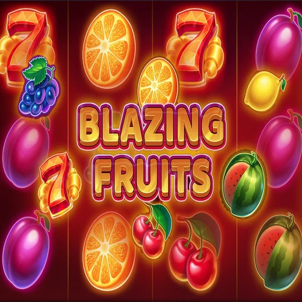 Blazing Fruits online game logo by Inbet Games on rodeo-slots.com