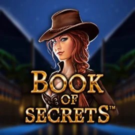 Book of Secrets slot logo by SYNOT Games at Rodeo Casino