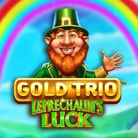 Gold Trio Leprechaun's Luck slot visual from Playtech available on rodeo-slots.com