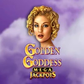 Jackpots logo of Golden Goddess Megajackpots from IGT at Rodeo Casino