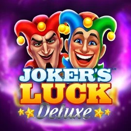 Jokers Luck Deluxe online game logo by Skywind Group on rodeo-slots.com
