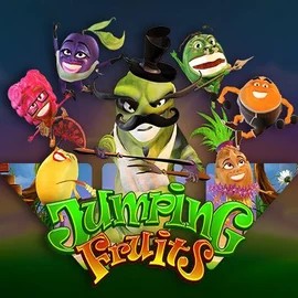 Try Jumping Fruits slot by Wazdan on rodeo-slots.com – logo image