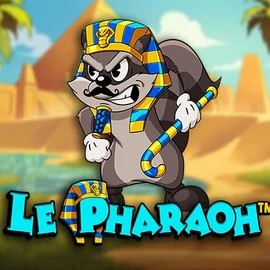 Le Pharaoh logo by Hacksaw Gaming at Rodeo Casino
