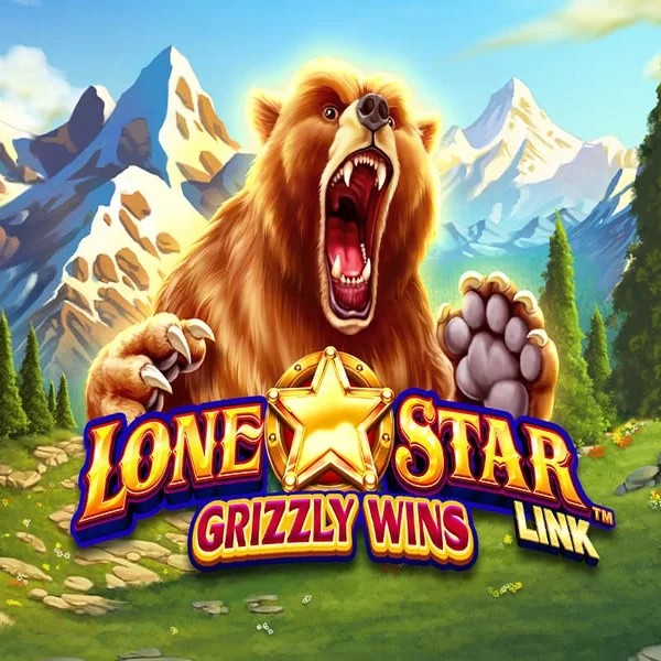 Slots logo of Lone Star Link Grizzly Wins from Greentube at Rodeo Casino