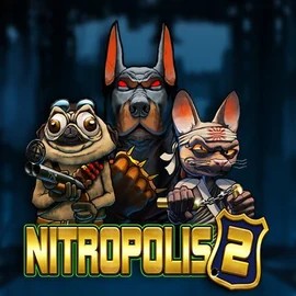 Slots logo of Nitropolis 2 from ELK Studios at Rodeo Casino