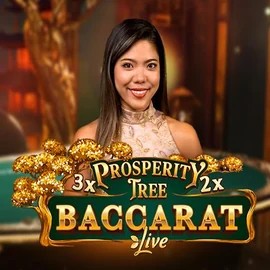 Prosperity Tree Baccarat logo by Evolution at Rodeo Casino