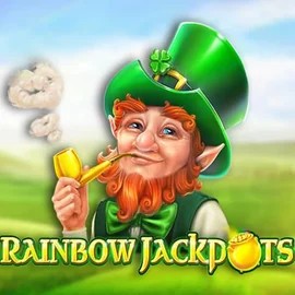 Official Jackpots logo: Rainbow Jackpots by Red Tiger Gaming at Rodeo Casino