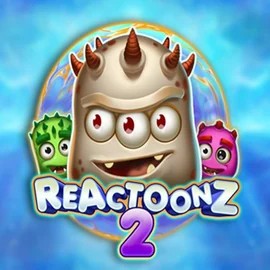 Reactoonz 2 logo by Play'n GO Rodeo Casino
