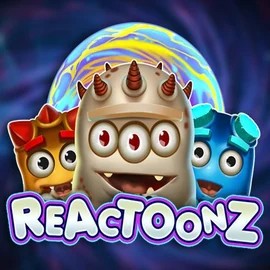 Reactoonz slot visual from Play'n GO available on rodeo-slots.com