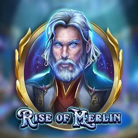 Rise of Merlin online game logo by Play'n GO on rodeo-slots.com