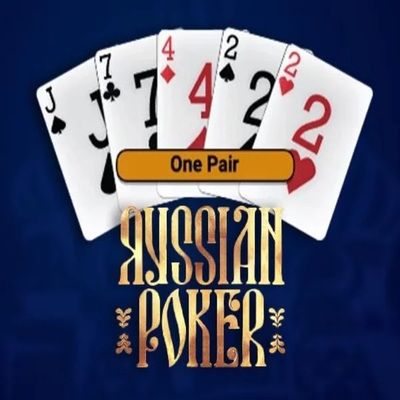 Russian Poker slot visual from OneTouch Games available on rodeo-slots.com
