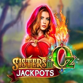 Sisters Of Oz Jackpots online game logo by Triple Edge Studios on rodeo-slots.com
