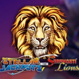 Play the Stellar Jackpots with Serengeti Lions slot by Lightning Box Game on Rodeo Casino